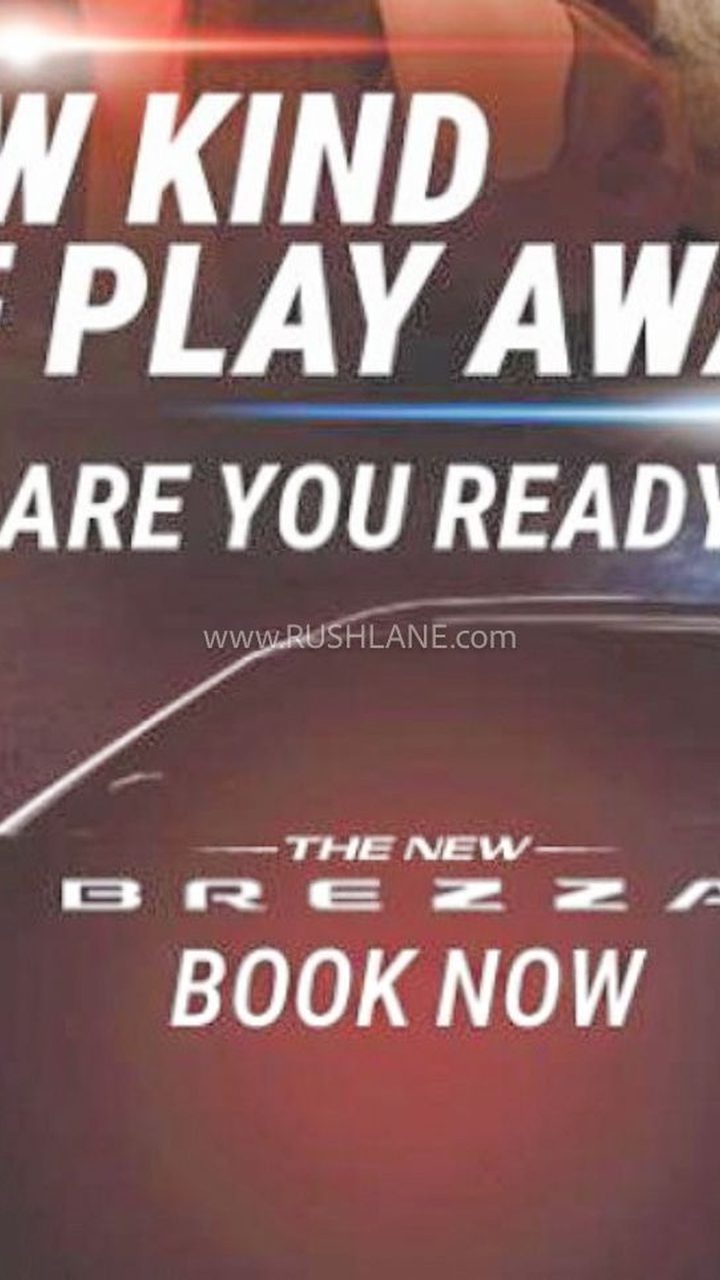 2026 Maruti Brezza teased with new design and turbo-petrol Boosterjet engine