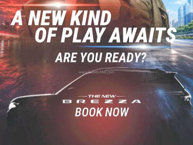 2026 Maruti Brezza teased with new design and turbo-petrol Boosterjet engine