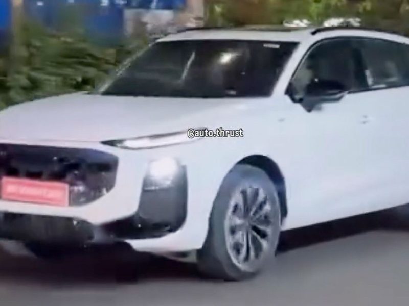 Undisguised next-generation Audi Q3 India white test vehicle spotted, showing new design language