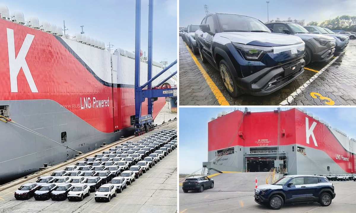 Indian car exports Q2 2026 growth chart showing Maruti Fronx, Suzuki Jimny, and Tata eVitara leading shipments