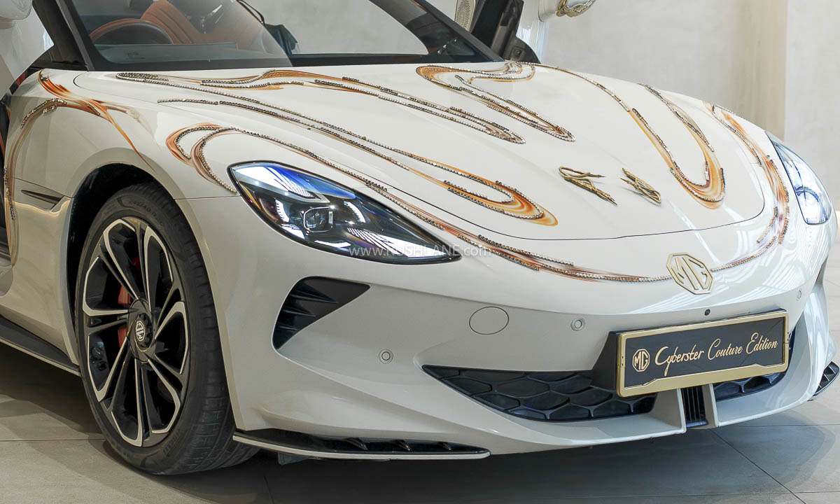 MG M9 Cyberster Couture Edition launch limited luxury electric vehicles Gaurav Gupta