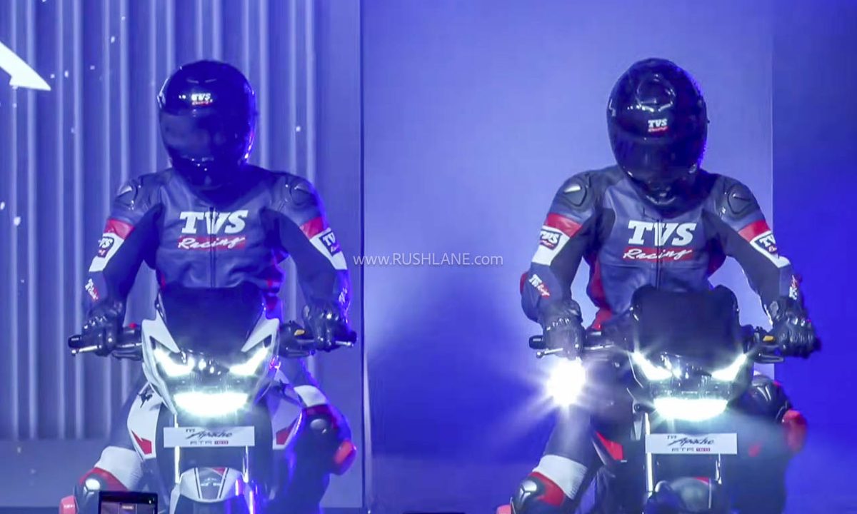 2026 TVS Apache 160 4V and 200 4V updated motorcycles with new ABS TCS features and pricing