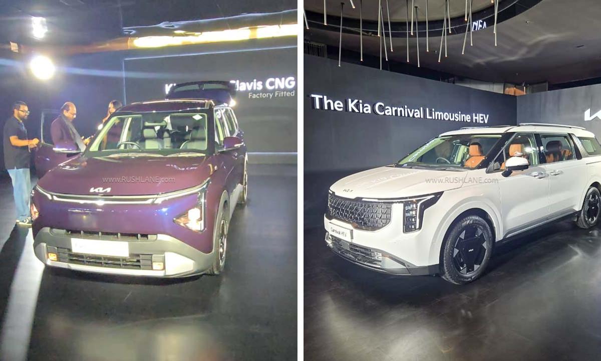 Kia Carens CNG pre-bookings: Kia Carens CNG and Clavis CNG MPV models accepting pre-bookings with Carnival Hybrid variant