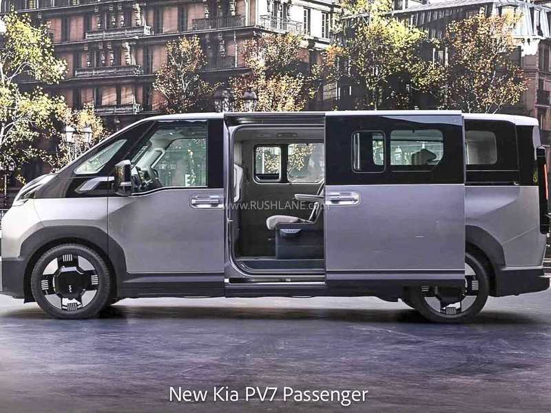 Kia PV7 electric van with 9-seater layout and 96.2kWh battery pack revealed at IAA Transportation 2026