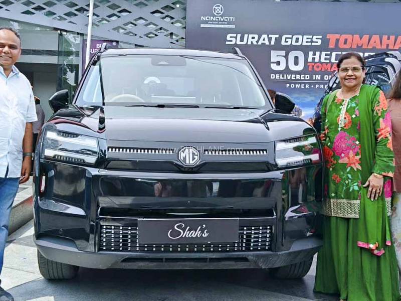 MG Hector Tomahawk EV first batch 50 units delivered Surat September 2024