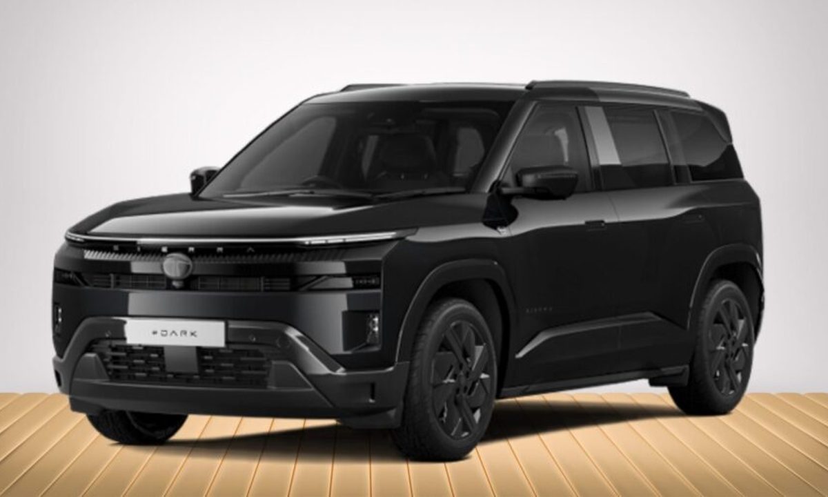 Tata Sierra Dark Edition all-black SUV with chrome accents launched at ₹13.99 lakh