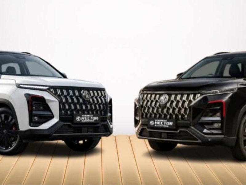 MG Hector Blackstorm Snowstorm: MG Hector Blackstorm and Snowstorm limited edition SUVs launched at ₹19.99 lakh