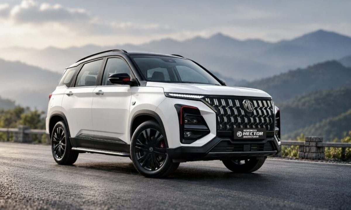 MG Hector Blackstorm Snowstorm: MG Hector Blackstorm and Snowstorm limited edition SUVs launched at ₹19.99 lakh